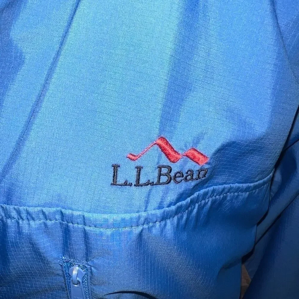 LL BEAN MENS FULL ZIP JACKET SIZE L MINT